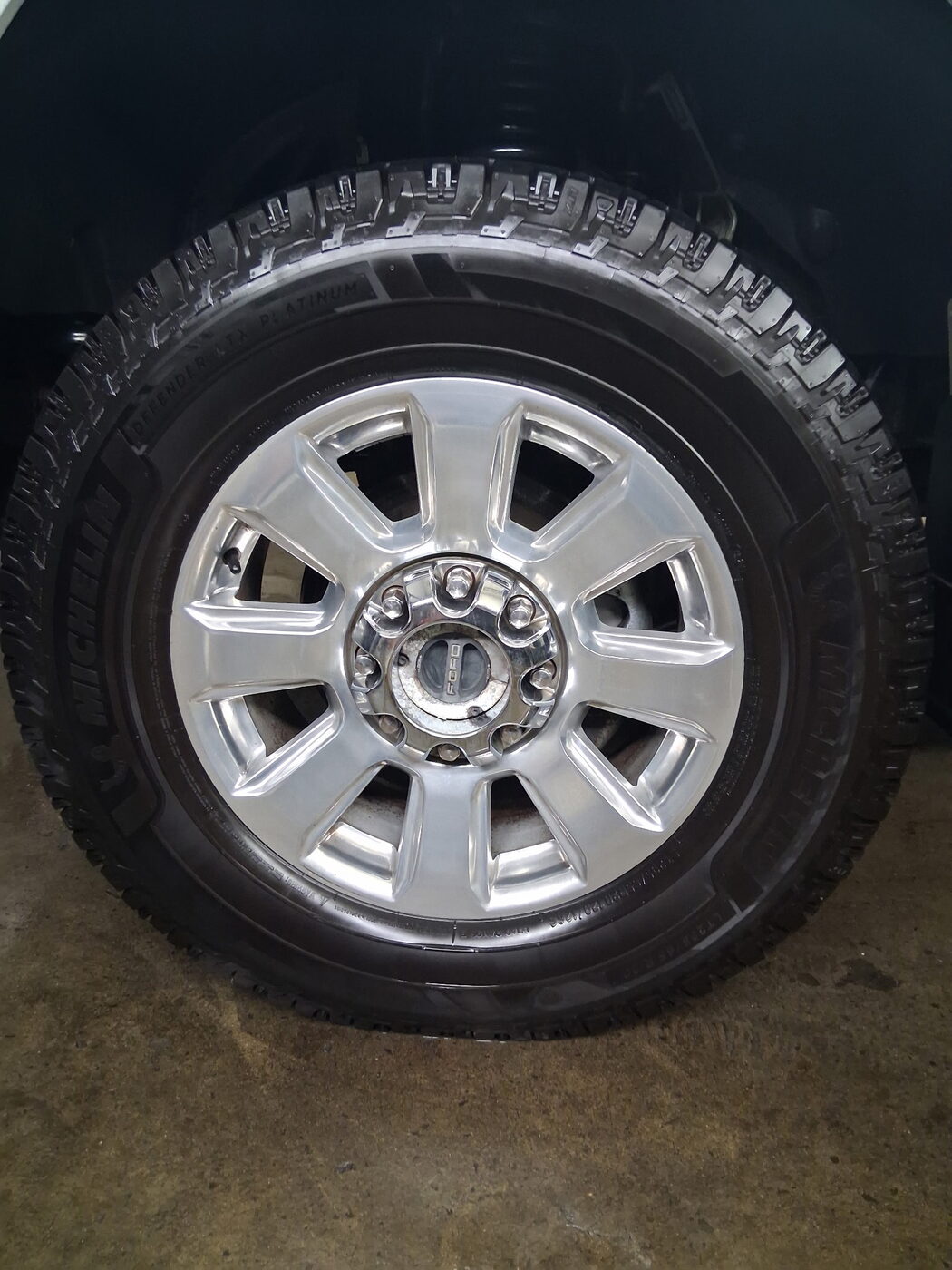 Wheel after — restored, cleaned and dressed